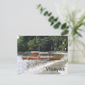 魚釣り船 ポストカード (スタンド正面)