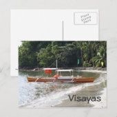 魚釣り船 ポストカード (正面/裏面)