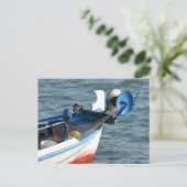 魚釣り船 ポストカード (スタンド正面)