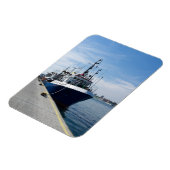 魚釣り船 マグネット (左側)