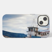 魚釣り船 iPhoneケース (裏面横)