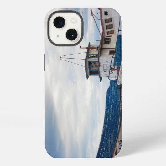魚釣り船 iPhoneケース (裏面)