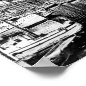 魚釣り艦隊と鹿の山ケチカン ポスター (角)