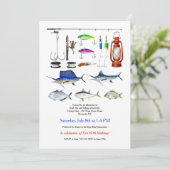 魚釣り要素招待状 招待状 (スタンド正面)