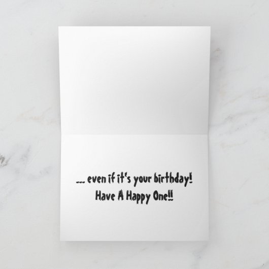 魚釣り誕生日は兄の誕生日、4匹の魚が前にいる。 カード (内部)