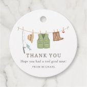 魚釣り誕生日パーティー フェイバータグ (正面)