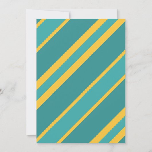 魚釣り誕生日招待状 招待状 (裏面)