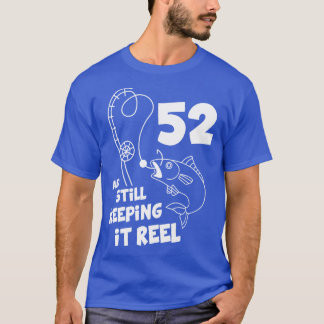 魚釣り誕生日52ndデイフィッシャー誕生日ギフト tシャツ