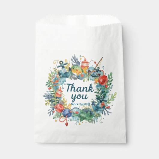 魚釣り誕生日 フェイバーバッグ (正面)