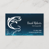 魚釣り誘導餌店水中魚釣りチャーター 名刺 (正面)