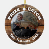 魚釣り賞取材写真記念 セラミックオーナメント (正面)