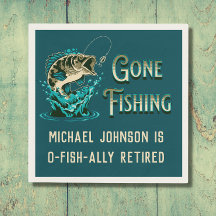 魚釣り退職パーティー-魚釣り終了