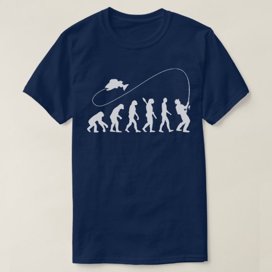 魚釣り進化2 Tシャツ (デザイン正面)