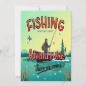 魚釣り遠征が待つ 招待状 (正面)