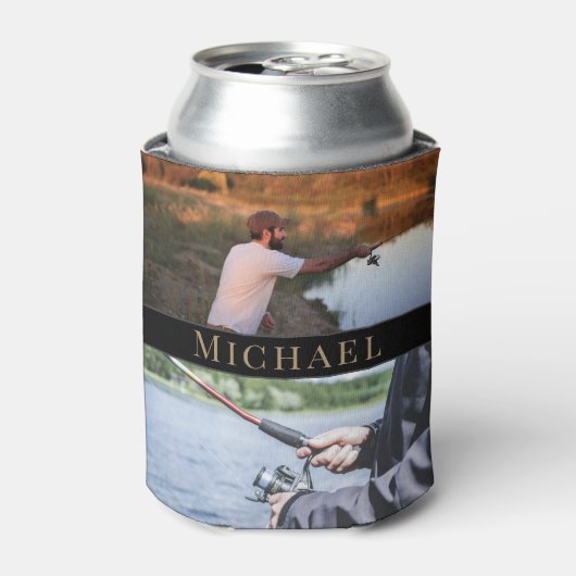魚釣り釣り 缶クーラー (缶正面)