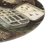 魚釣り静止期 カッティングボード (角)