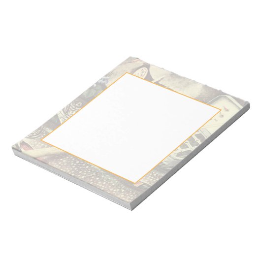 魚釣り静止期 ノートパッド (回転)