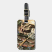 魚釣り静止期 ラゲッジタグ (正面縦)