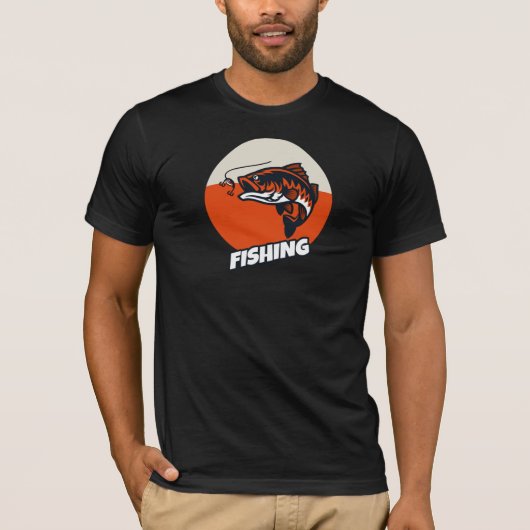 魚釣り餌 Tシャツ (正面)