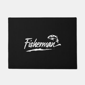 魚釣り魚釣り魚釣り魚釣り ドアマット