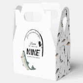 魚釣り魚類テーマリールおもしろい子供の誕生日パーティー フェイバーボックス (オープン)