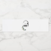 魚釣り魚類テーマリールおもしろい子供の誕生日パーティー ペットボトルラベル (シングルラベル)