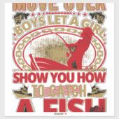 魚釣り魚 シール (シート)