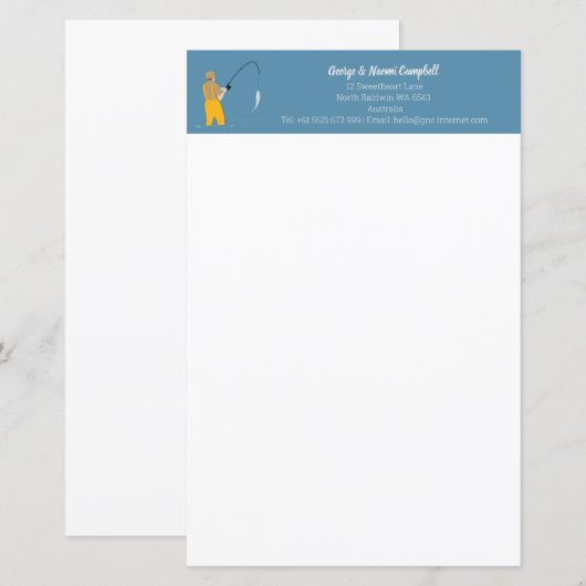 魚釣り (正面/裏面)