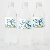 魚釣り1回目の誕生日(ONE付き) ペットボトルラベル (ボトル)