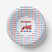 魚釣り1歳 ペーパーボウル (正面)