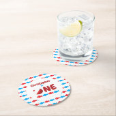 魚釣り1歳 ラウンドペーパーコースター (インサイチュ)