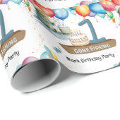 魚釣り1歳 ラッピングペーパー (ロールコーナー)