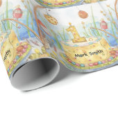 魚釣り1歳 ラッピングペーパー (ロールコーナー)