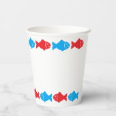 魚釣り1歳 紙コップ (裏面)