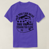 魚釣り1 Tシャツ (デザイン正面)