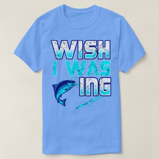 魚釣り1 Tシャツ (デザイン正面)