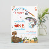 魚釣り1th誕生日ブルーボーイオフィッシュ味方 招待状 (スタンド正面)