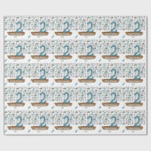 魚釣り2歳 ラッピングペーパー (フラット)