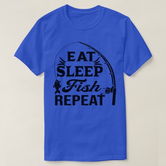 魚釣り2 Tシャツ (デザイン正面)