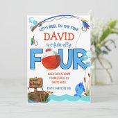 魚釣り4thバースデーボーイパーティーO-fish-ally 招待状 (スタンド正面)