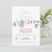 魚釣り4th誕生日O-Fish-Allyフォー誕生日 招待状 (スタンド正面)