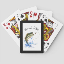 魚釣り50th誕生日パーティー トランプ