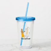 魚釣り アクリルタンブラー (裏面)