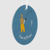 魚釣り オーナメント (正面)