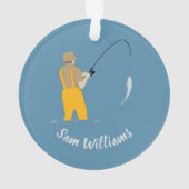 魚釣り オーナメント (裏面)