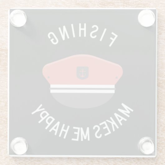 魚釣り ガラスコースター (裏面)