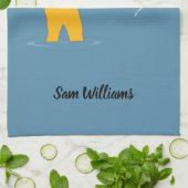 魚釣り キッチンタオル (折り畳み)