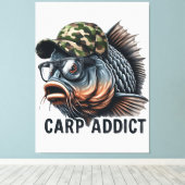 魚釣り キャンバスプリント (インサイチュ (ウッドフロア))