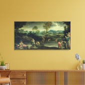 魚釣り キャンバスプリント (インサイチュ (リビング))