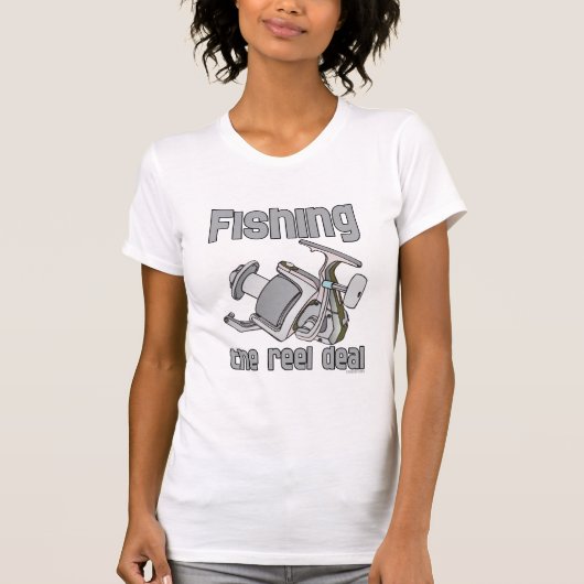 魚釣り・ザ・リール・ディール Tシャツ (正面)